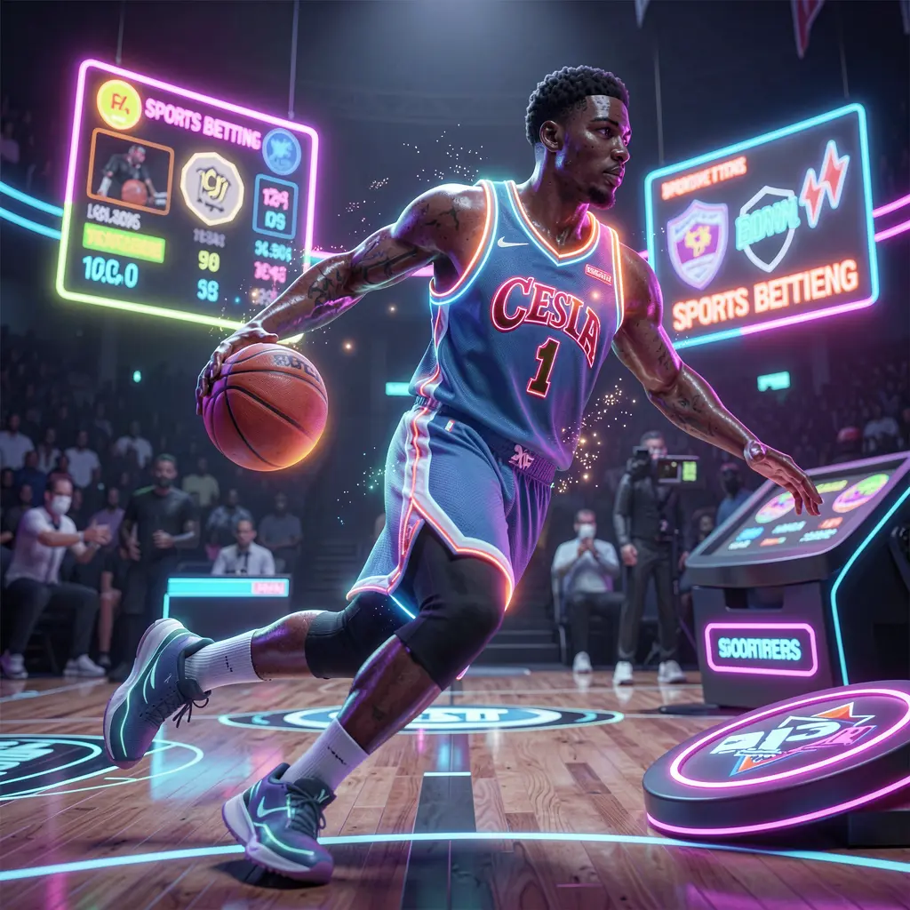 GOGOPHP – Place fast and exciting basketball bets with confidence Dynamic neon basketball player in motion symbolizing fast and exciting sports betting on GOGOPHP in the Philippines